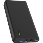 Batterie lithium - ion rechargeable 17500 mah 64, 75 wh avec sortie cc 24 / 19 / 5 v et usb - c 5 / 9 ...