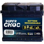 Batterie rechargeable 12v 55ah superchoc