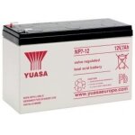 Batterie - yuasa - np7 - 12v - 7ah - id�ale pour applications solaires - couleur noire