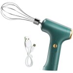 Batteur � main sans fil, fouet �lectrique, batteur �lectrique portatif rechargeable par usb, mono - �tage ...