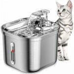 Bazywtyh - fontaine a eau chat, 2. 2l fontaine inox, pompe � eau ultra - silencieuse, distributeur eau ...