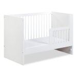 Bb - loisir - lit bébé 120x60cm blanc dalya barreaux amovible et barrière de sécurité inclus Bb - loisir - lit bébé 120x60cm blanc dalya barreaux amovible et barrière de sécurité inclus