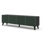 Bb - loisir - meuble tv meuble hi - fi sur pied noir / vert foncé 200x42x56cm ravi f peint pied noir Bb - loisir - meuble tv meuble hi - fi sur pied noir / vert foncé 200x42x56cm ravi f peint pied noir