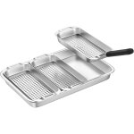 Bbq grille panier set, panier � barbecue acier inoxydable, panier � l�gumes barbecue, paniers a grillades, ...