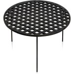 Bbq - toro grille de cuisson en fonte  54 cm avec 3 pieds, dessous de plat dutch oven, accessoires pour ...
