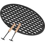 Grille de cuisson en fonte ø 54 cm, pour gril sphérique ø 57 cm, déjà cuite - preseasoned - bbq - toro ... Grille de cuisson en fonte ø 54 cm, pour gril sphérique ø 57 cm, déjà cuite - preseasoned - bbq - toro ...