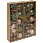 Ensemble de boules et dcorations de nol, 60 pices