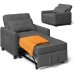 Bealife - canape convertible canapé lit 1 place fauteuil chaise longue coussin réglable rangement roues ... Bealife - canape convertible canapé lit 1 place fauteuil chaise longue coussin réglable rangement roues ...