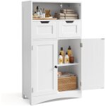 Bealife - meuble rangement salle de bain armoire bas moderne 108cm 2 tiroirs modulables Étagères réglables ... Bealife - meuble rangement salle de bain armoire bas moderne 108cm 2 tiroirs modulables Étagères réglables ...