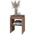 Beaux meubles pas chers - chevet - bout de canap chtaignier 2 niches l 38 h 52 p 33 cm