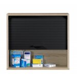 Beaux meubles pas chers - meuble cuisine chêne et rideau noir 1 etagère l 60 h. 53. 6 p 25 cm Beaux meubles pas chers - meuble cuisine chêne et rideau noir 1 etagère l 60 h. 53. 6 p 25 cm