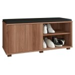 Beaux meubles pas chers - meuble d'entre meuble bout de lit 1 porte 4 niches chtaignier l 90 h 42. ...