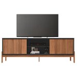 Beaux meubles pas chers - meuble tv 72 pouces chêne et noir 2 portes 4 niches l 180. 6 h 62. 6 p 36 cm ... Beaux meubles pas chers - meuble tv 72 pouces chêne et noir 2 portes 4 niches l 180. 6 h 62. 6 p 36 cm ...