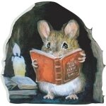 Bebusingoto 10 pi�ces autocollant 3d dr�le, dessin anim� mignon lecture sous la lueur des bougies petite ...