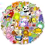 Bebusingoto lot de 100 autocollants mignons pour enfants, autocollants pour bouteille d'eau pour adolescents, ...
