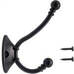 Bebusingoto 10pcs plus gros pat�re porte manteau murale vintage crochet m�tal de porte chapeau crochet ...