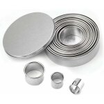 Bebusingoto 12pcs emporte piece rond cercle patisserie emporte pices cuisine pour biscuits ptes  sucre ...