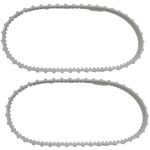 Bebusingoto lot de 2 courroies rcx23002 aquavac tiger shark pour nettoyeur de piscine hayward aquavac ...