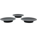 Bebusingoto 4 plaques de bougies bougeoirs en m�tal en fer pour bougies piliers, plaques de bougies d�corative ...