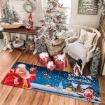 Bebusingoto (45 120 cm) tapis de couloirs de nol, tapis de dcoration de nol pour cuisine, bureau, ...