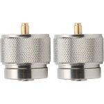 Bebusingoto adaptateur de réchaud de camping, 2 pièces, convertisseur d'adaptateur de gaz portable, petit ... Bebusingoto adaptateur de réchaud de camping, 2 pièces, convertisseur d'adaptateur de gaz portable, petit ...