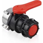 Bebusingoto adaptateur r�servoir ibc, robinet / vanne cuve vanne, dn50 (75 mm)