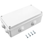 Bebusingoto bo�te de jonction, ip65 en plastique abs, ext�rieur �tanche, blanc, 200 x 100 x 70 mm