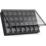 Bebusingoto bote  pilules mensuelle organise par semaine, un mois, 4 semaines, tuis  pilules avec ...