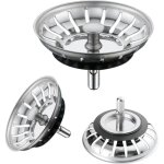 Bebusingoto bouchon filter evier cuisine, filtre vier cuisine universel (dia: 79mm), bouchon crpine ...