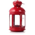 Bebusingoto bougeoir lanterne � vent de no�l simple vent verre fer forg� lanterne coupe - vent d�coration ...