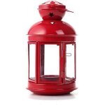 Bebusingoto bougeoir lanterne � vent de no�l simple vent verre fer forg� lanterne coupe - vent d�coration ...