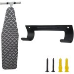 Bebusingoto cintre mural pour planche � repasser, support de rangement pour planche � repasser, support ...