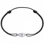 Bebusingoto collier menottes argent�es sur cordon