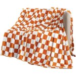 Bebusingoto couverture en polaire douce pour canap�, couverture � carreaux confortable pour femme, couverture ...