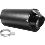 Bebusingoto d'�chappement de moto en acier inoxydable, silencieux tube de motode remplacement 28 mm avec ...