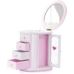 Bebusingoto filles bote  bijoux musicale collier mallette de rangement femmes enfants musique bijoux ...