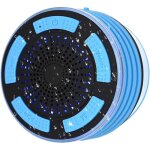 Bebusingoto haut - parleur bluetooth �tanche, portable, sans fil, avec basses hd, radio fm, effet led ...