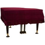 Bebusingoto housse de protection anti - poussire pour piano  queue rouge (170 - 180cm)