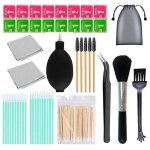 Bebusingoto kit de nettoyage de t�l�phone portable 140 pi�ces pour iphone, airpods, appareils photo, ...
