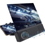 Bebusingoto loupe d'cran de tlphone portable, 12 pouces grand cran bluetooth audio multi - fonction ...