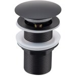 Bebusingoto perfor - bonde de lavabo bonde pop - up avec trop - plein automatique universelle noir vasque ...