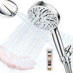 Bebusingoto pommeau de douche avec filtre 15 �tapes, pomme de douche anti calcaire, douchette douche ...