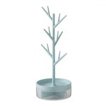Bebusingoto porte - bijoux en branche avec base rotative et tour d'arbre de rangement, utilis comme ...