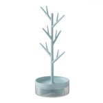 Bebusingoto porte - bijoux en branche avec base rotative et tour d'arbre de rangement, utilis� comme ...