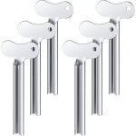 Bebusingoto presse - dentifrice, 6 pi�ces cl� de presse - tube en m�tal essoreuse de tube de rouleau ...