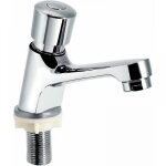 Bebusingoto robinet temporis� � fermeture automatique en chrome pour �conomie d'eau robinet de lavabo ...