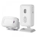 Bebusingoto sonnette avec d�tecteur de mouvement, carillon pour entr�e d'entreprise, alarme de bienvenue ...