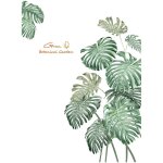Bebusingoto stickers muraux plante tropical autocollant?mural feuille de palmier?verts