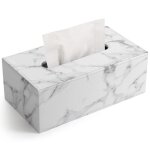 Bebusingoto support de bo�te � mouchoirs rectangulaire, couvercle de bo�te � mouchoirs en cuir pu, distributeu ...