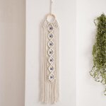 Bebusingoto tenture murale en macram�, d�coration murale faite � la main contre le mauvais ?il, attrape ...